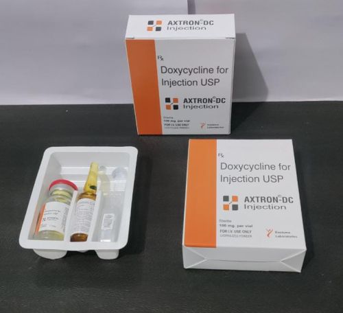 Axtron-DC Doxycycline 100 Mg Vitamin C Injection, Form : Liquid