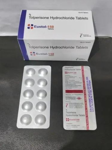 EUSTOL -150 Tolperisone Hydrochloride Tablet, Purity : 99%