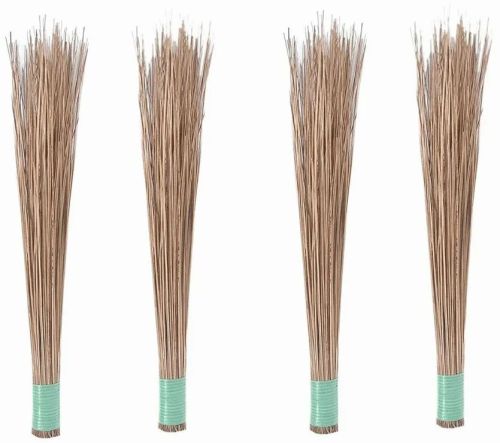 Wooden Handle Hard Broom, Brand Name : Meena