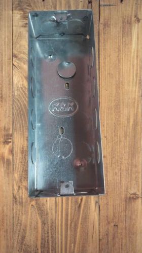 Galvanized Iron 6 Module GI Modular Electrical Box, Color : Grey