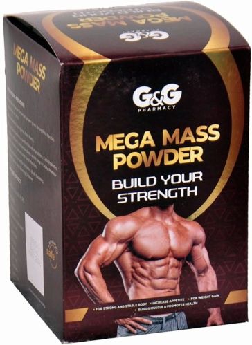 Printed Cardboard Body Gain Powder Packaging Box, Color : Multicolor