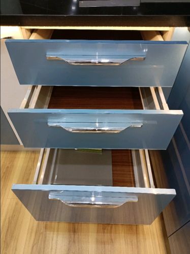 Steel Polished Manual Modular Kitchen Tandem Drawer