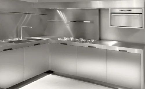 Morden Stainless Steel Modular Kitchen Service, Design : Standard