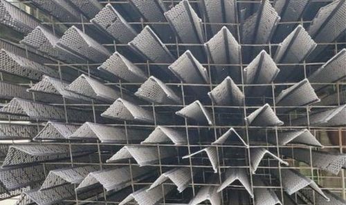 PVC Cooling Tower Splash Fill, Color : Grey