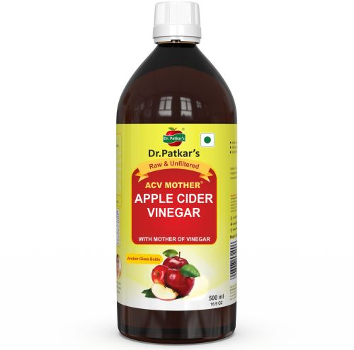 DR. Patkar's Apple Cider Vinegar with Mother, Color : Brownish