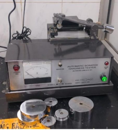 50 Hz Polished Mild Steel Automatic Scratch Hardness Tester