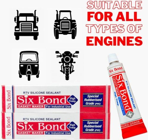 Rtv Silicone Sealant (Gasket Sealant) Six Bond