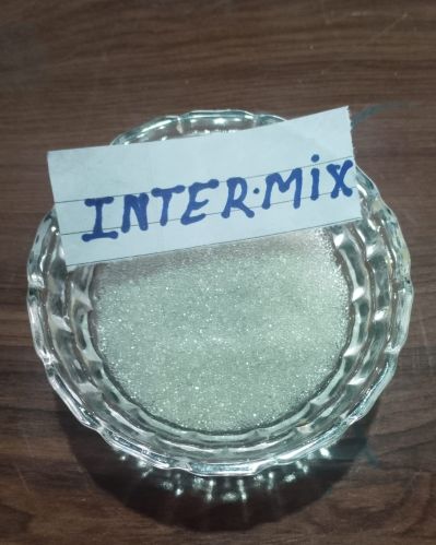 Glass Beads Intermix, Color : White