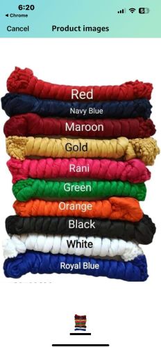 Plain Dupatta Daily Wear, Packaging Type : Multicolor