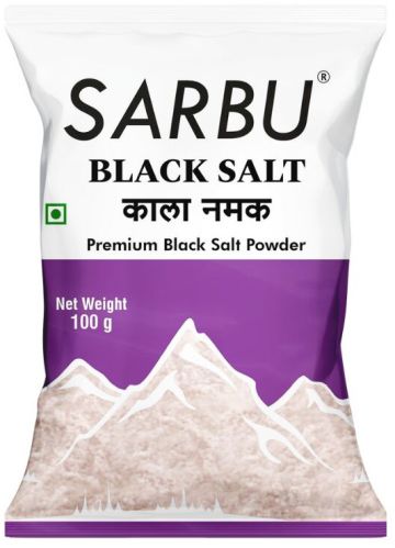 Raw Sarbu Black Salt (Kala Namak) 100g, Form : Powder, Purity : 100%