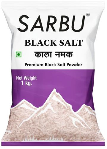 Raw Sarbu Black Salt (Kala Namak) 1kg, Form : Powder, Purity : 100%