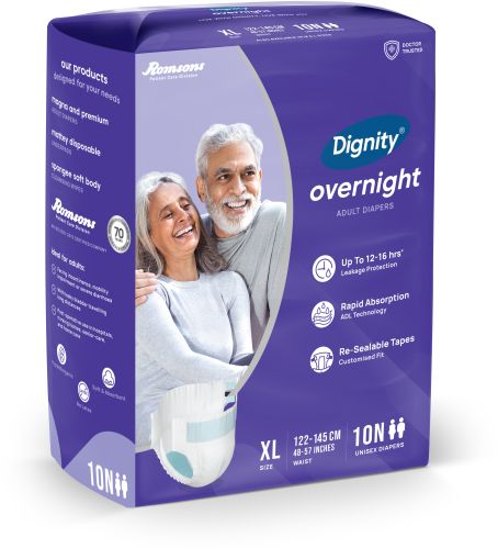 Adult Diapers, Color : White for Incontinence Management