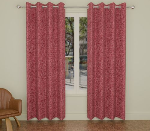 Polyester 4d Print 121 Cherry Window Curtain