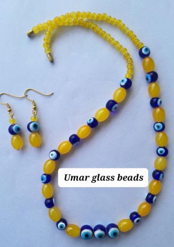 Polished Glass Beads Premium Evil Eye Necklace