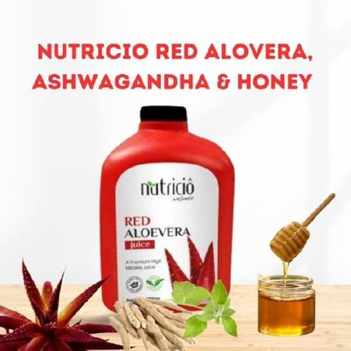 Elegantra Naturavives Red Aloevera Juice Ml 1000 with Ashwagandha and Honey | Immunity Booster