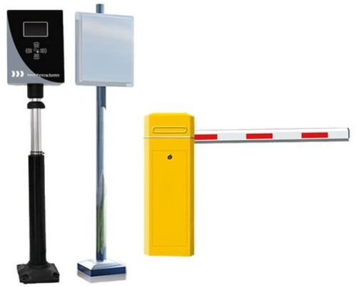 Battery Long Range RFID Parking System, Color : Yellow, White