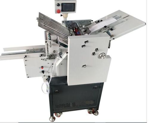 Mechanical Powder Coated Mild Steel Pharma Leaflet Folding Machine