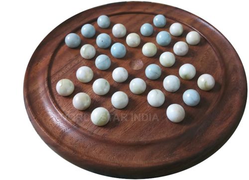 Wooden Solitaire Puzzle Brain-Vita Game