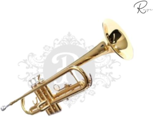 Polished Brass Rmze Professional Trum-72 Gold Trumpet Set