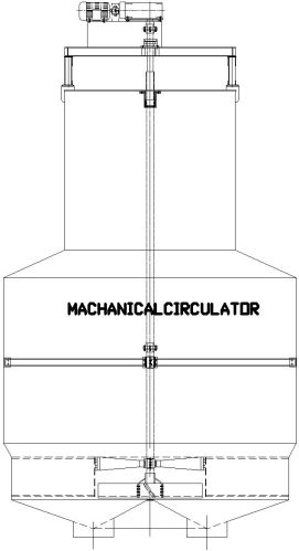 Metal Pan Mechanical Circulator Agitator