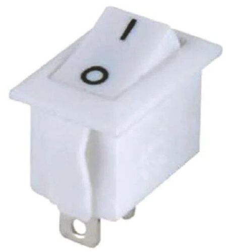 Mli Terminals Quality: Iron Rocker Switch 12 2 Pin White