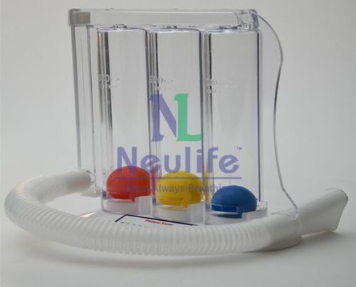 Plastic NL8001 Lung Exerciser 3 Ball Spirometer