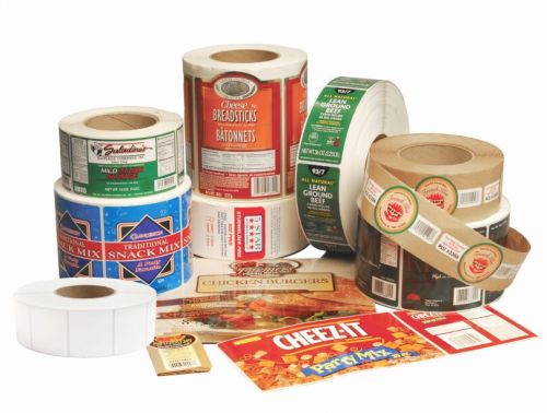 PVC Packaging Labels, Available Color : White