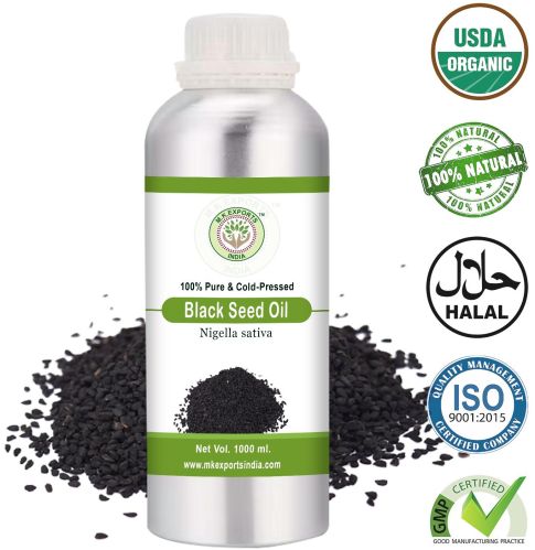 Cold Pressed Kalonji Black Seeds Oil, Purity : 100 %, Form : Liquid