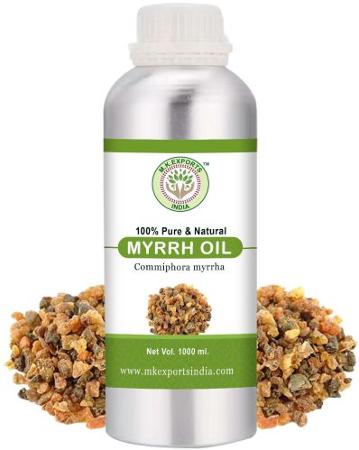 Myrrh Essential Oil, Color : Pale Yellow to Amber, Form : Liquid