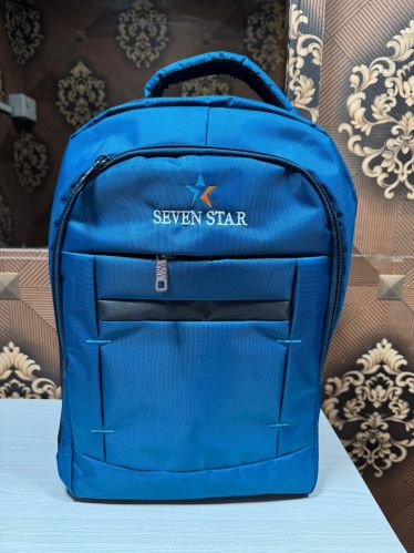 Printed Polyester backpacks, Brand Name : Seven star 18x14inch