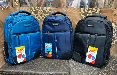 Polyester College Backpack Standard Size For Books Laptop