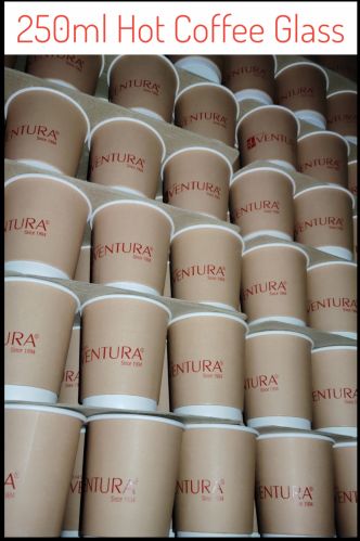 Printed 250ml Hot Coffee Paper Cup, Certification : ISO 9001:2008