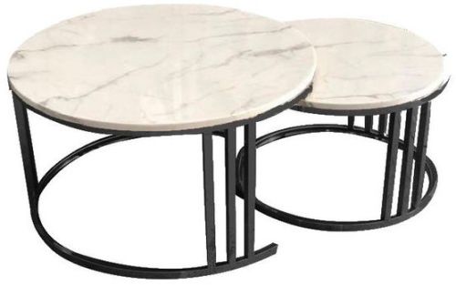 Polished Stylish Iron Tables, Shape : Round