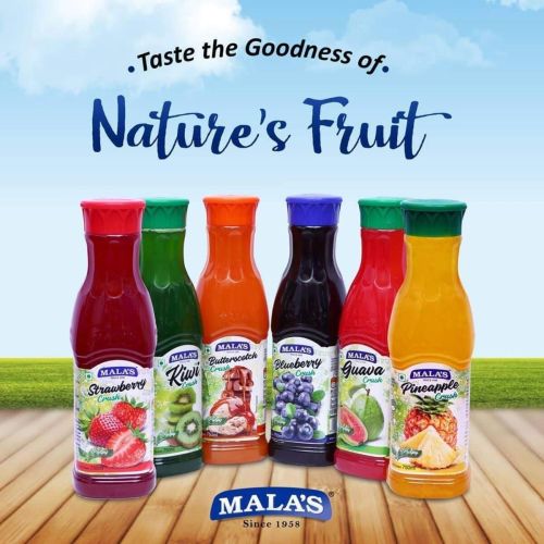 Malas Fruits Crush, Packaging Material : Plastic