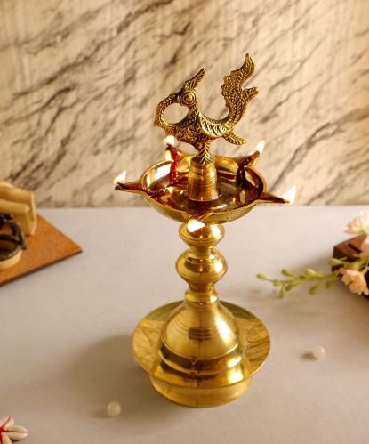 Polished Brass Astha Deep Diffuser, Color : Golden