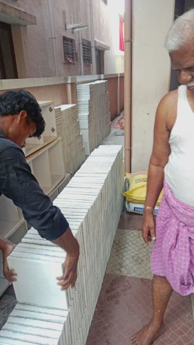 1st Quality White Cement Terrace Cooling Tiles