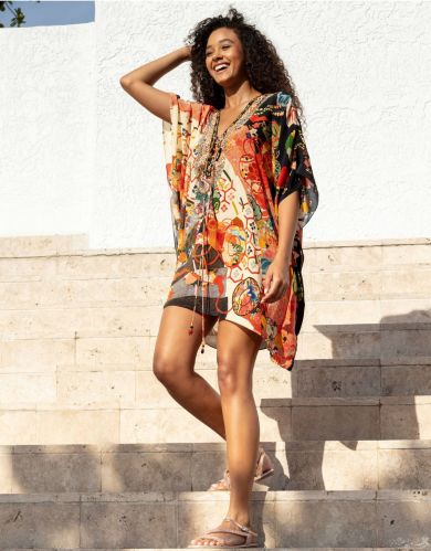 Printed Short Length Tunic, Sleeve Style : Full Sleeve