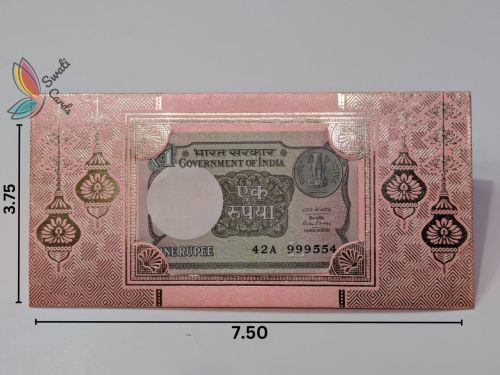 Craft Paper Fancy Shagun Envelopes 3.5 X 7.5 Inch for Gifting Use