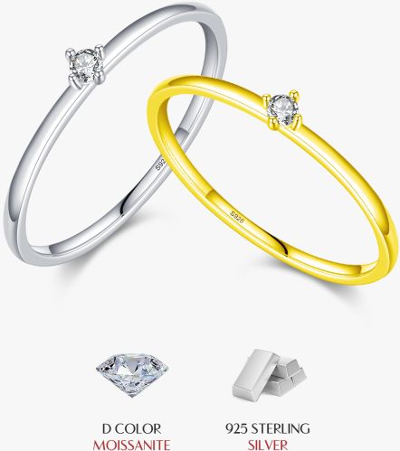 925 Sterling Silver Statement Rings 6, 7, 8