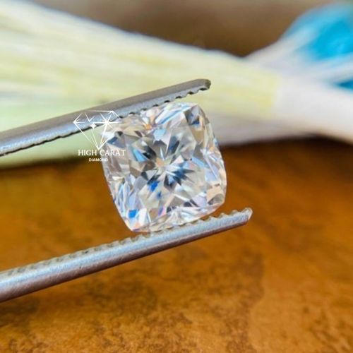 Polished Cushion Antique Cut Modify Loose Diamond, Color : White
