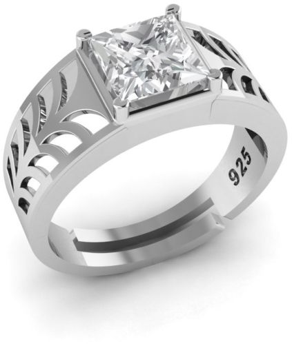Evimeria 925 Silver Rock-Solid Men's Ring