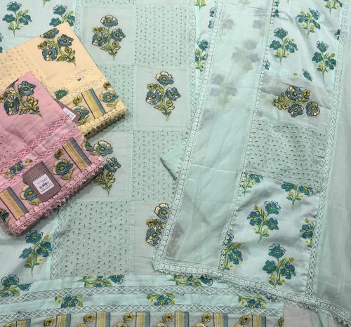 Printed Cotton Suits Casual Wear, Packaging Type : Packet