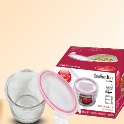 Friends Duroround Glass Bowl Lunch Box, Color : Transparent