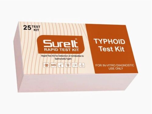 Surelt Typhoid Rapid Test Kit, Packaging Type : Sealed Box