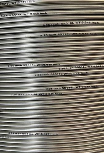 SS 316L SEAMLESS COIL TUBING