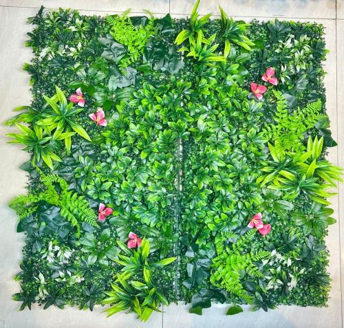 Plastic 1*1 Meter Outdoor Vertical Garden Panel, Color : Green