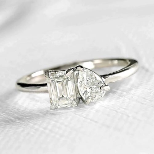 2.5 Carat White Gold Women Diamond Ring