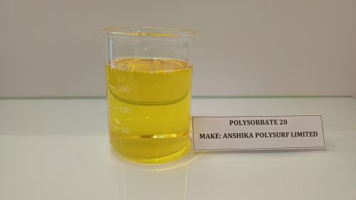 Polysorbate 20, Form : Liquid, Packaging Type : CAN