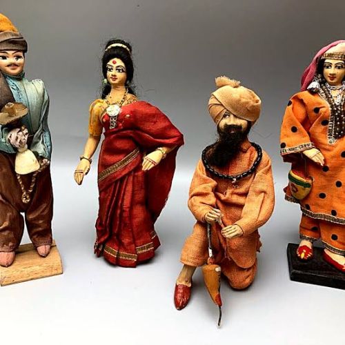 Clay Dolls for Baby Playing, Decoration Use