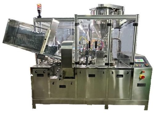 Single Head Comby Tube Filling Machine With Cabinet